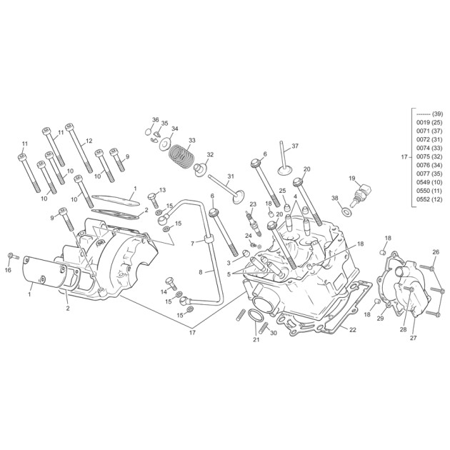 ROCKER ARMS COVER END