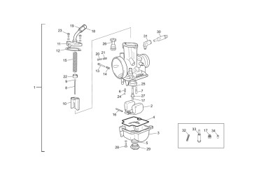 CARBURETOR  KEIHIN TRIAL 4T SPS