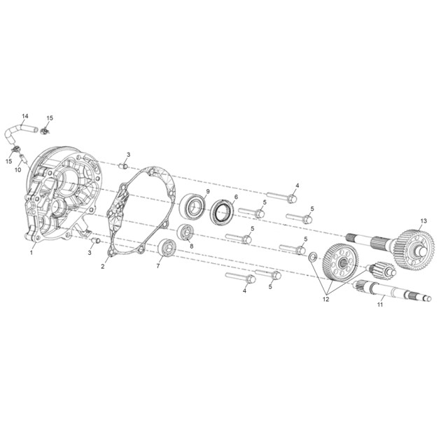 PAPER PAD FOR GEAR CHAMBER COVER