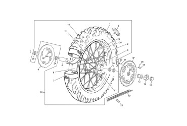 REAR SPROCKET 48 T END 450