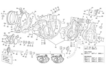 WATER PUMP AXLE ROTOR  250 END KIT