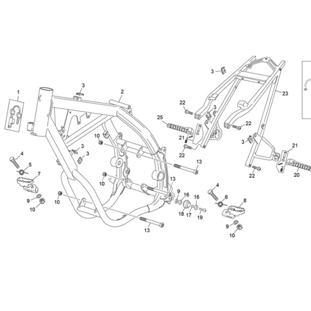 STEERING LOCK ENDURO +2MM