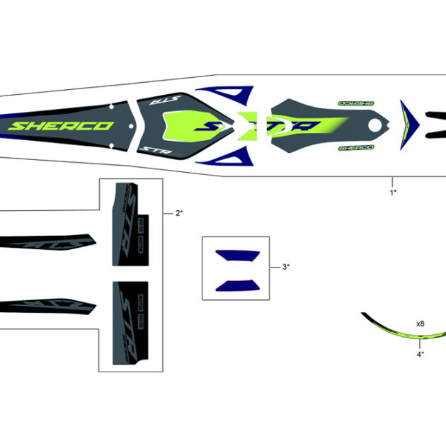KIT STICKERS PROTECTION ST 23